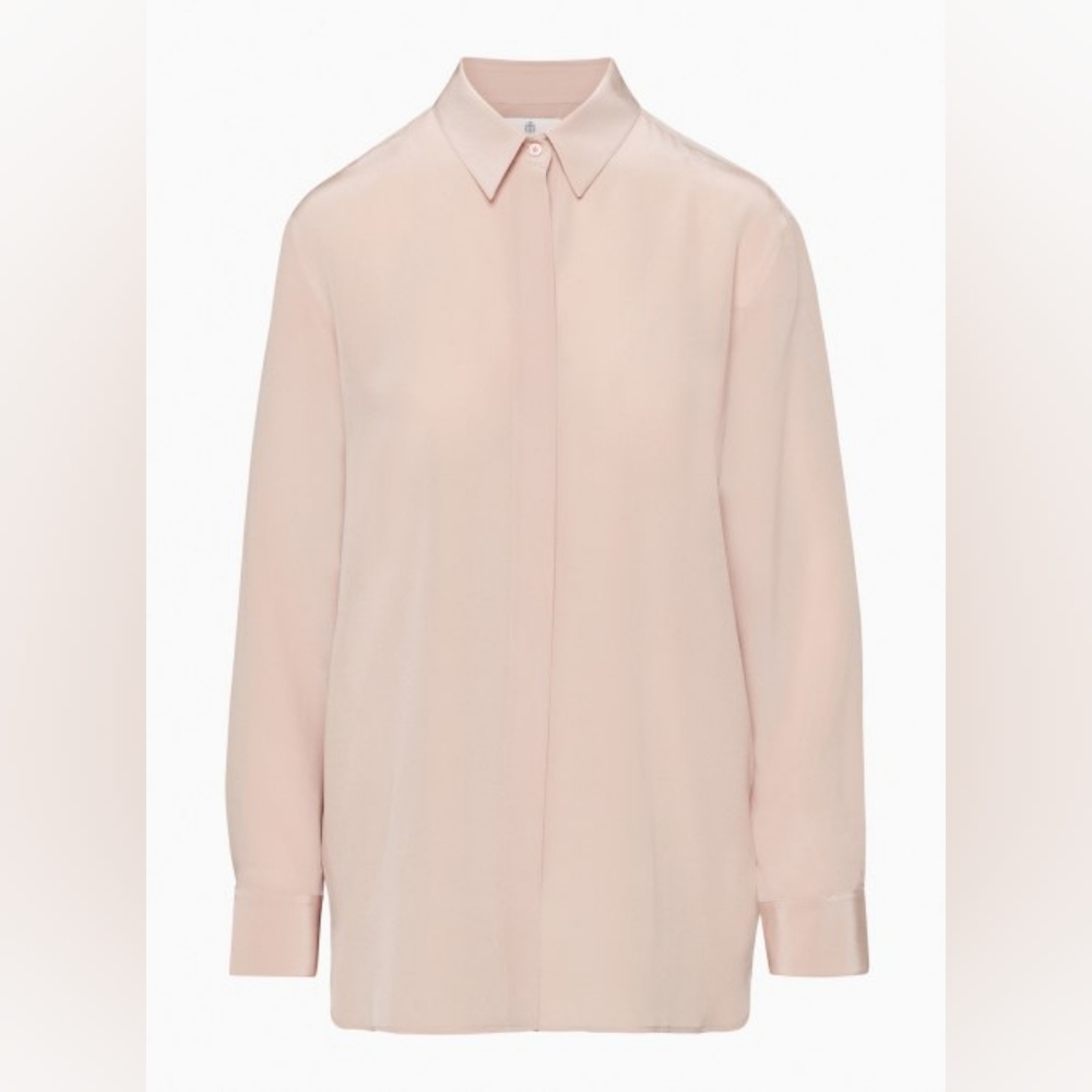 Babaton Academy Silk Blouse, Kasha Taupa, 2XL